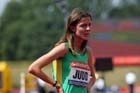 A disappointed Jessica judd (Chelmsford) after being beaten in the 800 metres at the Sainsbury's British Championships, Birmingham.